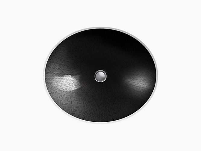 Sartorial Herringbone Black on Caxton Sink | K-14218-HD2 | KOHLER